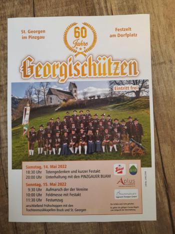 Feier 60 Jahre Georgischützen St.Georgen im Pinzgau